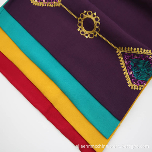 wholesale 100% woven rayon color emboridery fabric